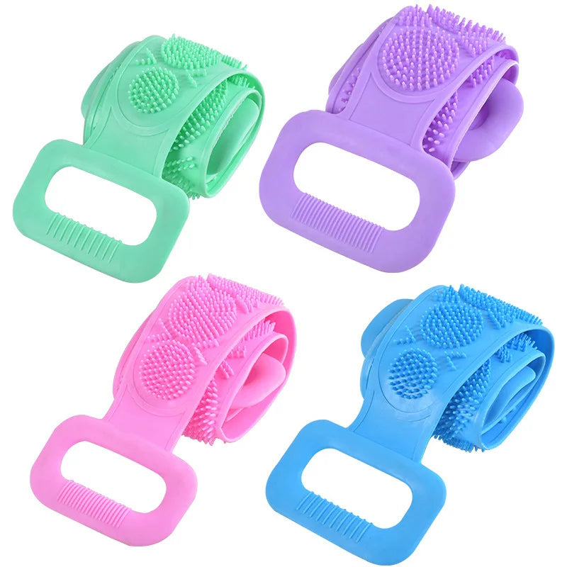 Gentle Silicone Body Scrubber Belt For a Spa-Like Clean