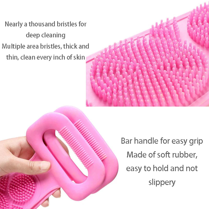 Gentle Silicone Body Scrubber Belt For a Spa-Like Clean