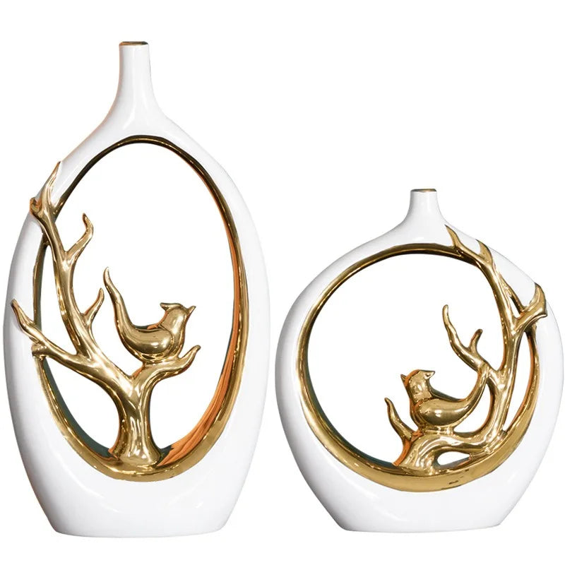 Premium White Ceramic Vase – Ideal Home Gift Idea