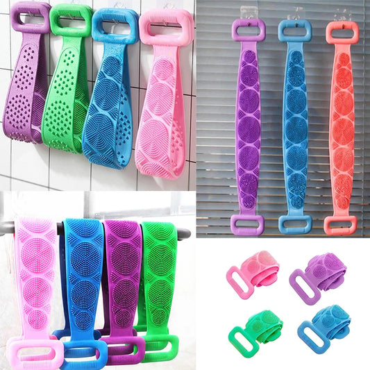 Gentle Silicone Body Scrubber Belt For a Spa-Like Clean