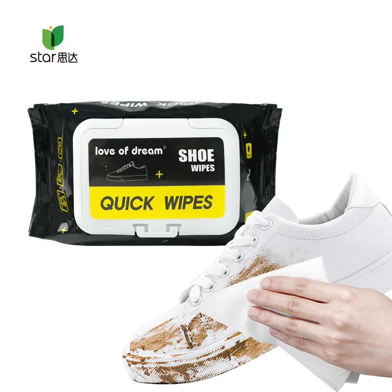 Quick Shoe Shine Cleaning Wipes