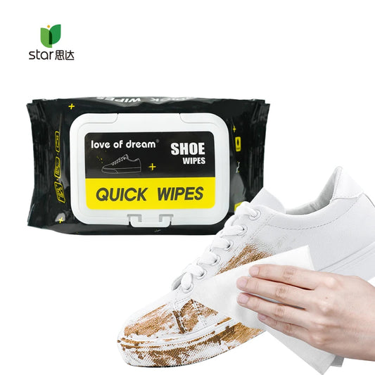 Quick Shoe Shine Cleaning Wipes