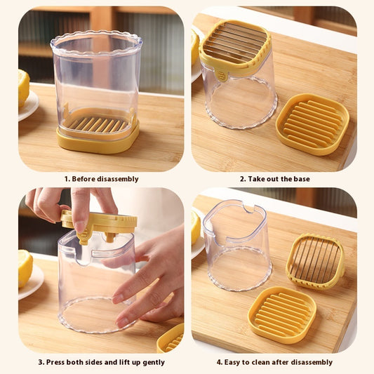 Smart Fruit Slicing Cup – Clean, Quick, and Handy