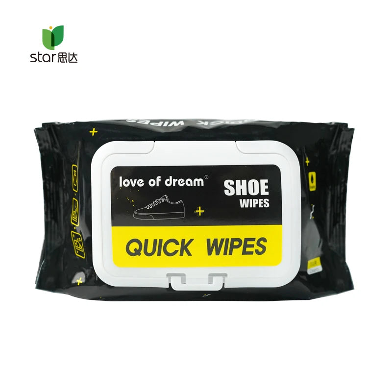 Quick Shoe Shine Cleaning Wipes