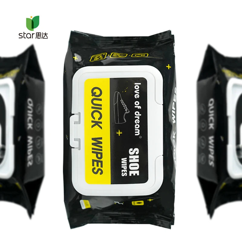Quick Shoe Shine Cleaning Wipes